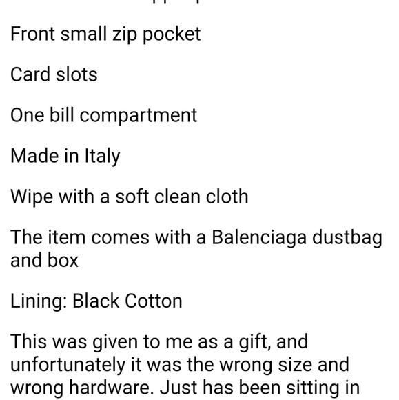 Balenciaga MINI classic wallet - Picture 8 of 8